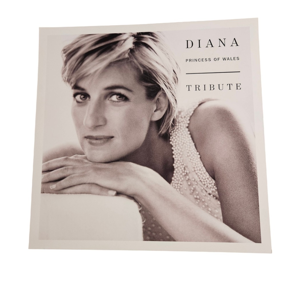 Diana Princess of Wales Tribute 12x12 Double Sided Album Flat Promo Poster 1997